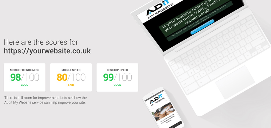 audit website pagespeed.png - Simon Antony Web Design North Wales, UK