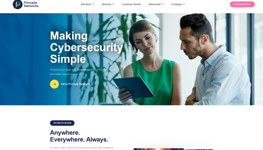 Principle Networks Website