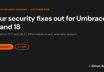 Umbraco security patch October 2026